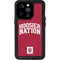 Indiana University Hoosier Nation iPhone 15 Pro Waterproof Case